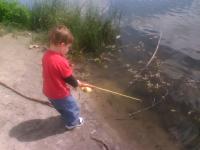 my youngest fisherman